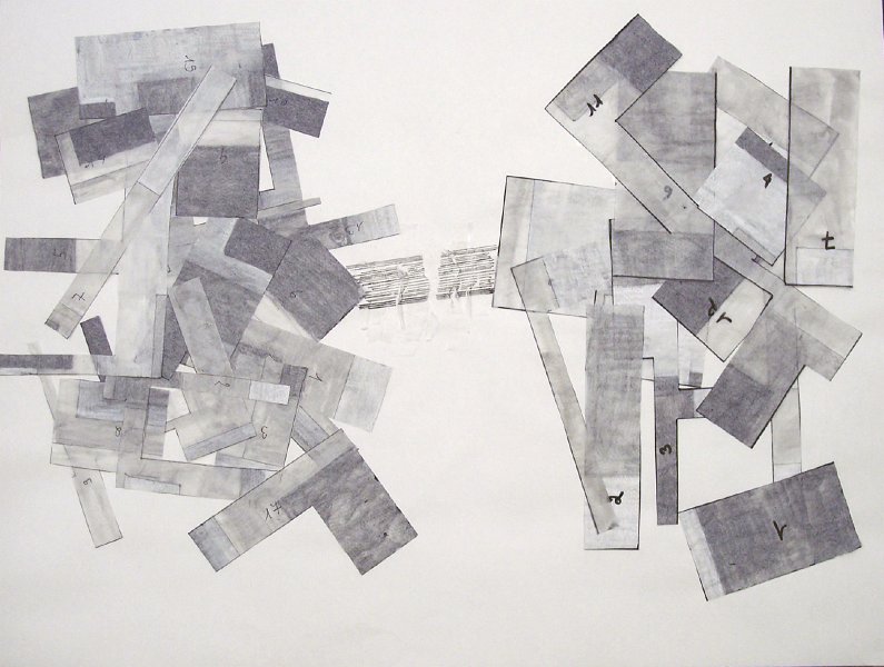 calque, feutre, crayons - 45,5 cm X 61 