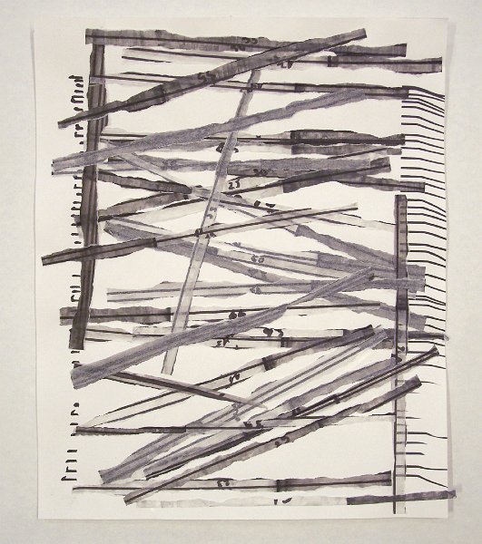 calque, feutre, crayons - 36 cm X 40 