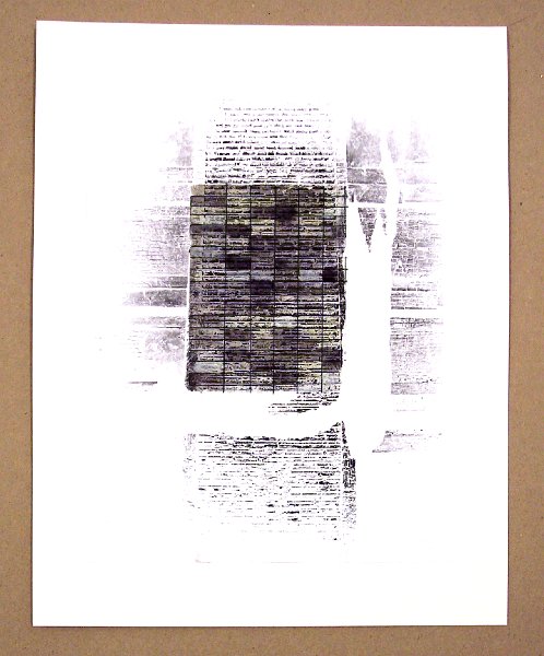 photocopie, aquarelle - 36 cm X 40 cm