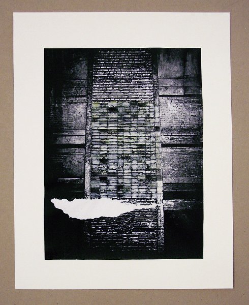 photocopie, aquarelle - 36 cm X 40 cm