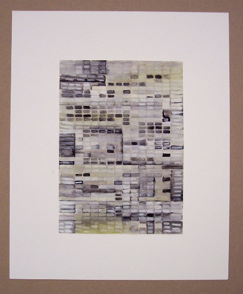 papier quadrillé, feutre, aquarelle - 36 cm X 40 cm