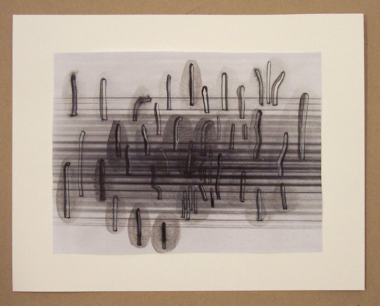 photocopies, feutres, aquarelle - 28 cm X 36 cm