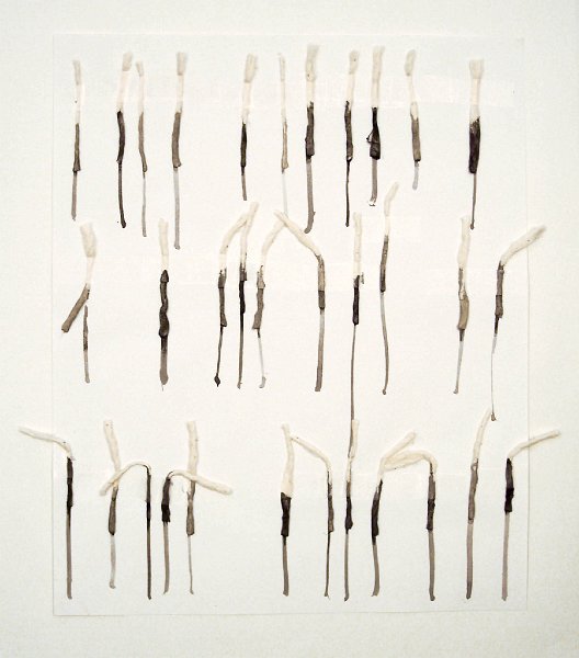 mèches, aquarelle - 36 cm X 40 cm